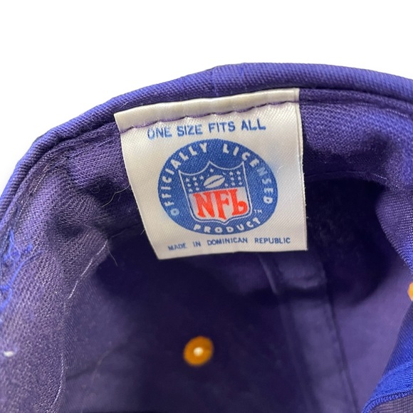 Vintage Logo Athletic Minnesota Vikings Snapback Hat - Picture 8 of 10